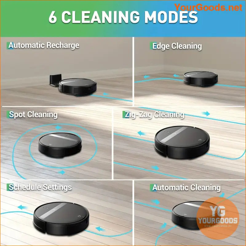 5200mAh Smart Robot Vacuum Sweeping Mopping Quiet Pet Friendly - YourGoods Online Shop