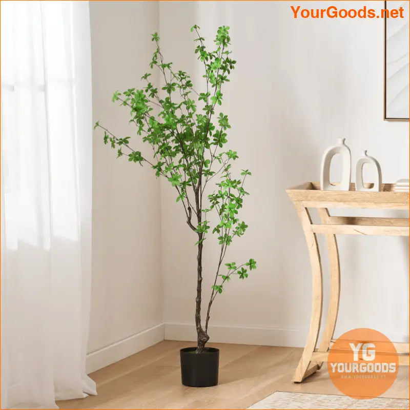 5Foot Artificial Disc Leaf Tree Decor - YourGoods Online Shop