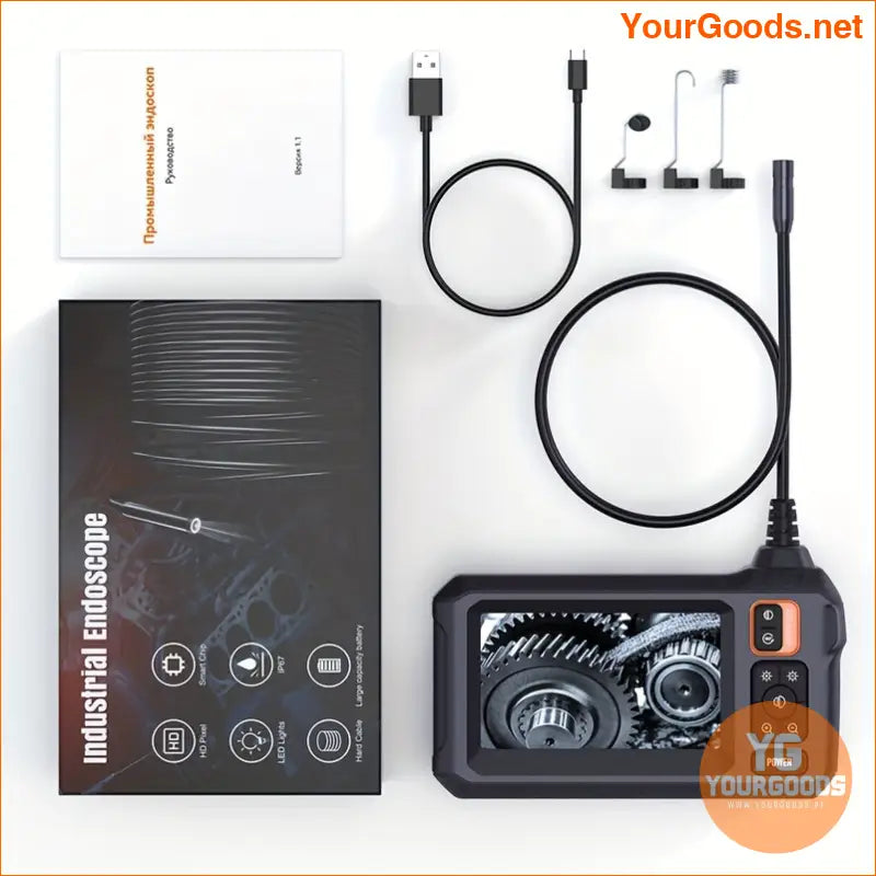 1080P Industrial Borescope Camera Waterproof 43 LCD MultiUse - YourGoods Online Shop