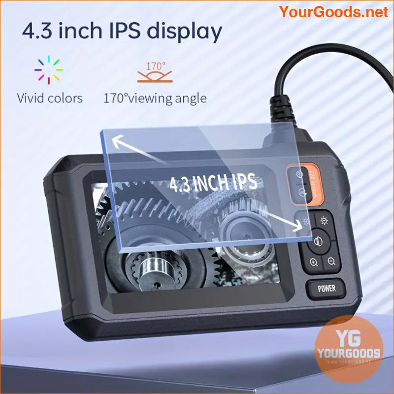 1080P Industrial Borescope Camera Waterproof 43 LCD MultiUse - YourGoods Online Shop