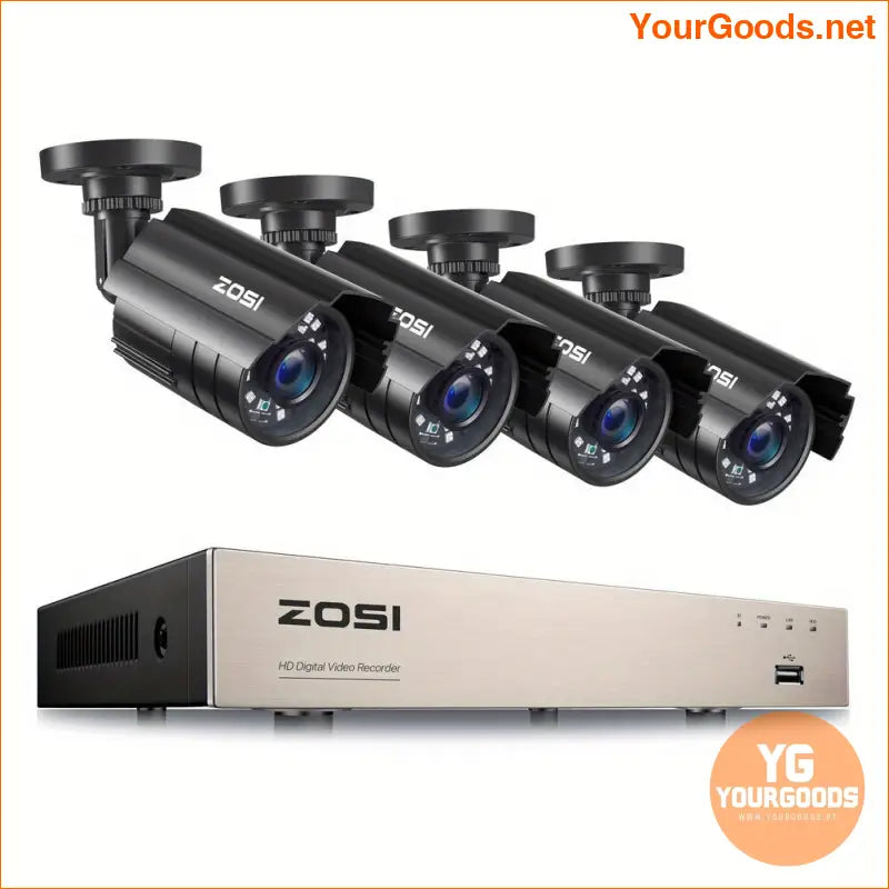 5MP ZOSI Outdoor Security Camera Kit 1080P Night Vision - YourGoods Online Shop