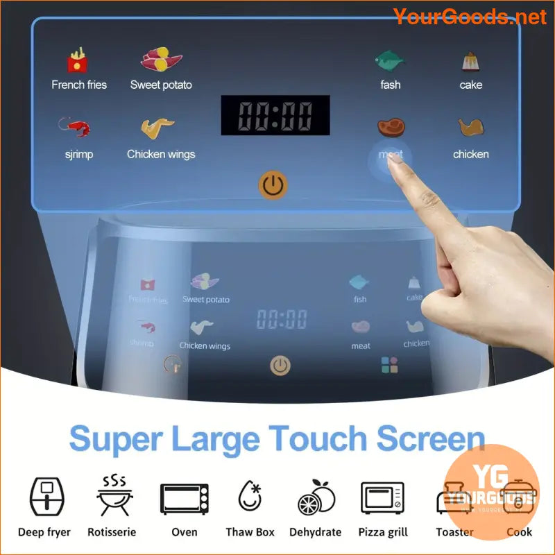 5Quart Multifunction Air Fryer Oven with Touch Control - YourGoods Online Shop