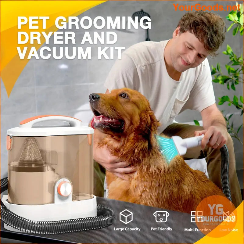 6 in 1 Pet Grooming Kit with Vacuum Dryer - YourGoods Online Shop