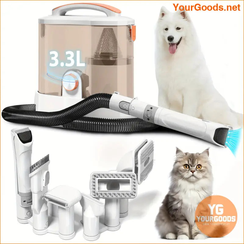 6 in 1 Pet Grooming Kit with Vacuum Dryer - YourGoods Online Shop