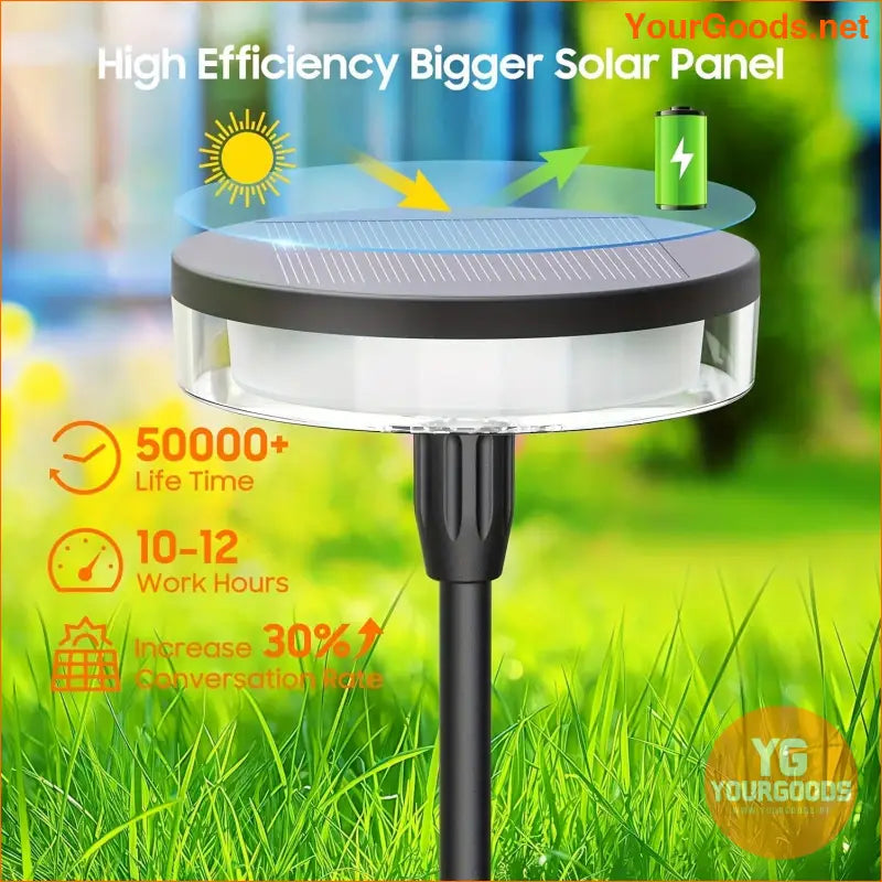 6 Pack Waterproof Solar Pathway Lights 40LM Auto On-Off 31 - YourGoods Online Shop