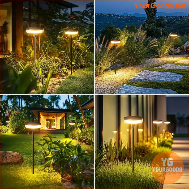 6 Pack Waterproof Solar Pathway Lights 40LM Auto On-Off 31 - YourGoods Online Shop