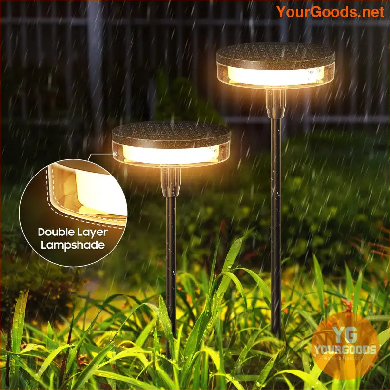 6 Pack Waterproof Solar Pathway Lights 40LM Auto On-Off 31 - YourGoods Online Shop