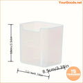 6 Piece Clear Refrigerator Storage Bins with Handles BPAFree - YourGoods Online Shop