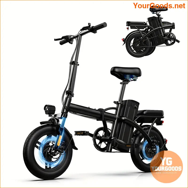 600W Foldable Fat Tire EBike 30KM Range - YourGoods Online Shop