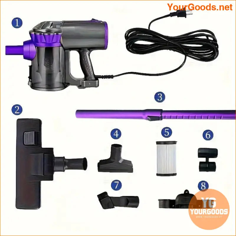 600W Handheld Vacuum 18KPa Suction for Home Car - YourGoods Online Shop