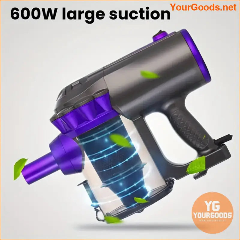 600W Handheld Vacuum 18KPa Suction for Home Car - YourGoods Online Shop