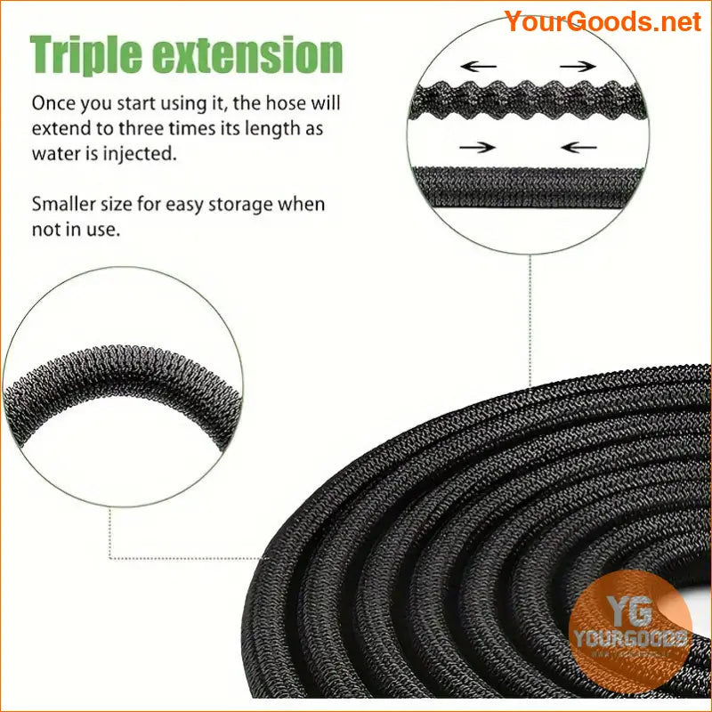 75-Foot Expandable Garden Hose – Lightweight & Leak-Proof - YourGoods Online Shop