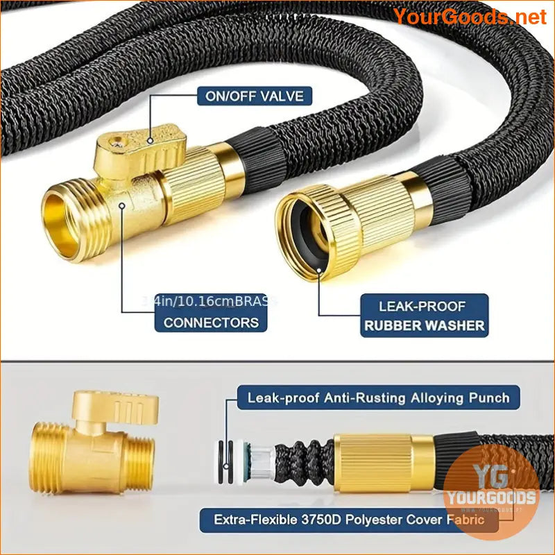 75-Foot Expandable Garden Hose – Lightweight & Leak-Proof - YourGoods Online Shop