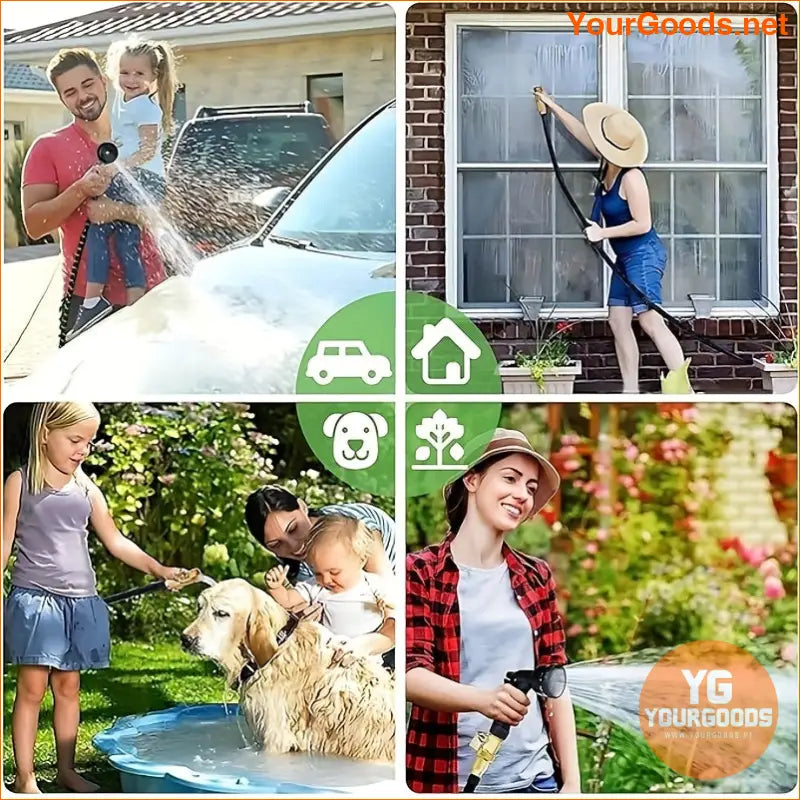 75-Foot Expandable Garden Hose – Lightweight & Leak-Proof - YourGoods Online Shop