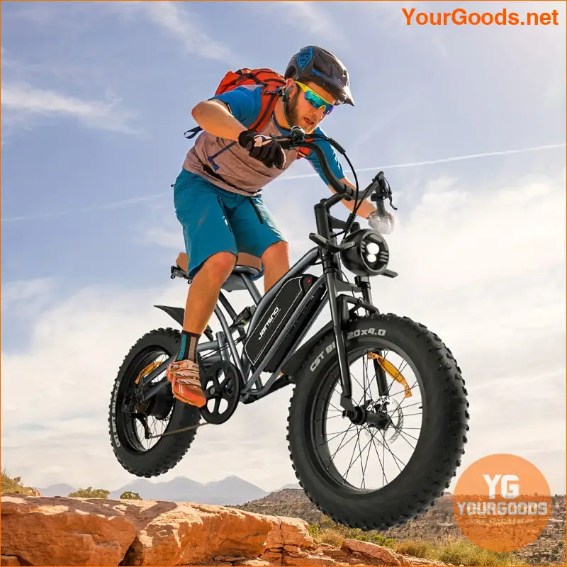 750W 48V 20 Fat Tire Electric Off Road Commuter Bike - YourGoods Online Shop