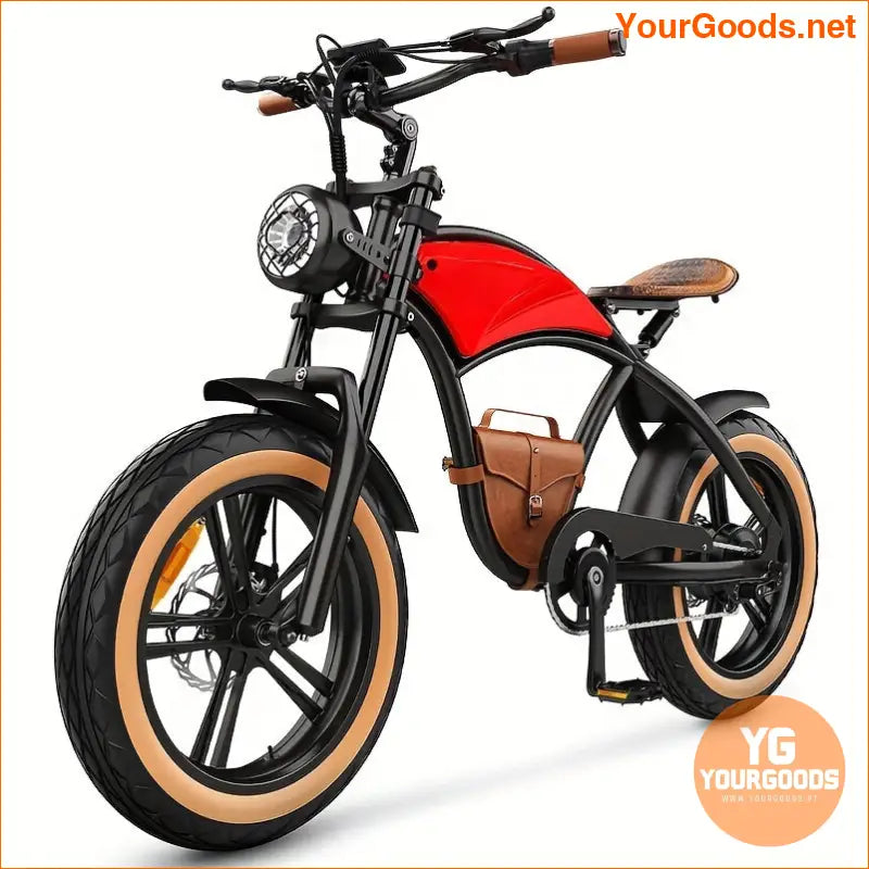 750W Adult Electric Bike 20 Fat Tires 35Mile Range - YourGoods Online Shop