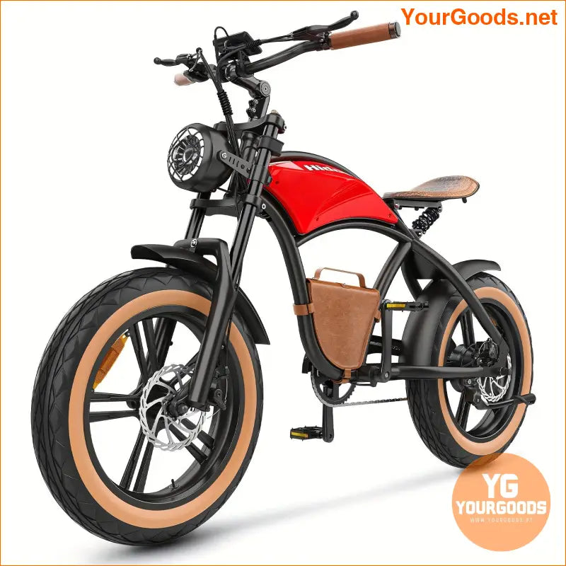 750W Fat Tire Electric Bike 7Speed 20 Wheels - YourGoods Online Shop