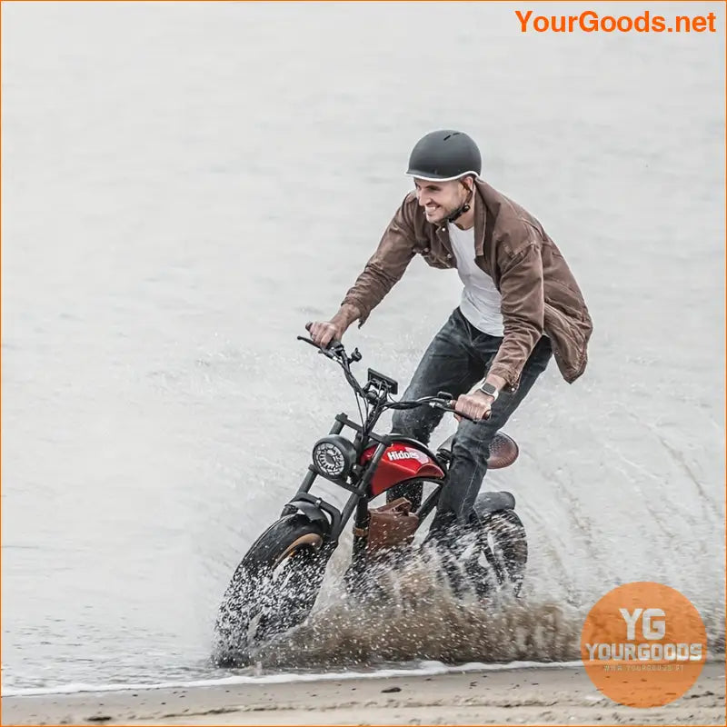 750W Fat Tire Electric Bike 7Speed 20 Wheels - YourGoods Online Shop