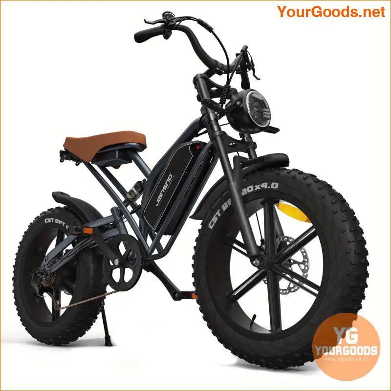 750W Fat Tire Electric Bike with Removable Battery - YourGoods Online Shop