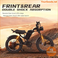 750W Powerful 20 Fat Tire Electric Off Road Bike - YourGoods Online Shop