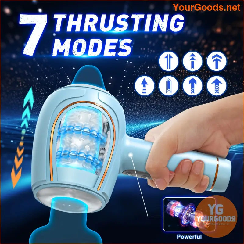 7Mode 360 Thrusting Male Masturbator Cup - YourGoods Online Shop