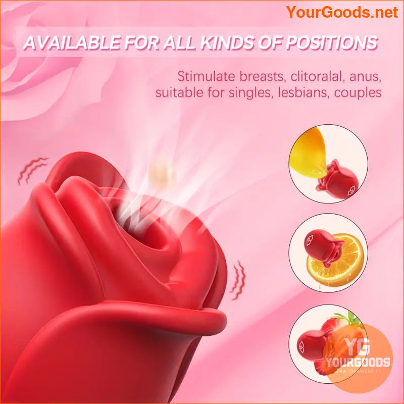 7Mode Rose Vibrator for Clitoral Pleasure - YourGoods Online Shop