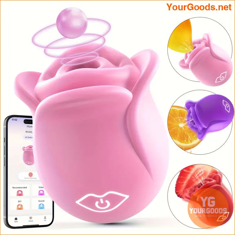 7Mode Rose Vibrator for Clitoral Pleasure - YourGoods Online Shop