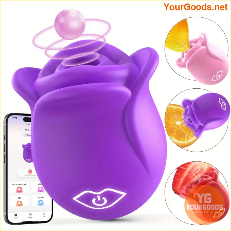 7Mode Rose Vibrator for Clitoral Pleasure - YourGoods Online Shop