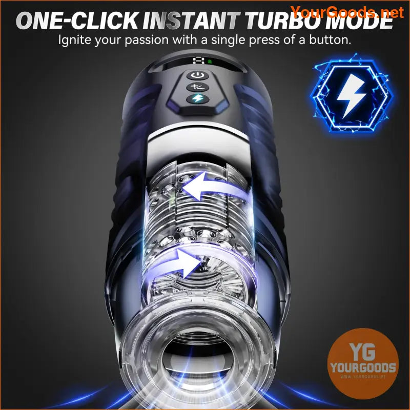 7Mode Thrusting Male Masturbator Cup with 3D Texture - YourGoods Online Shop