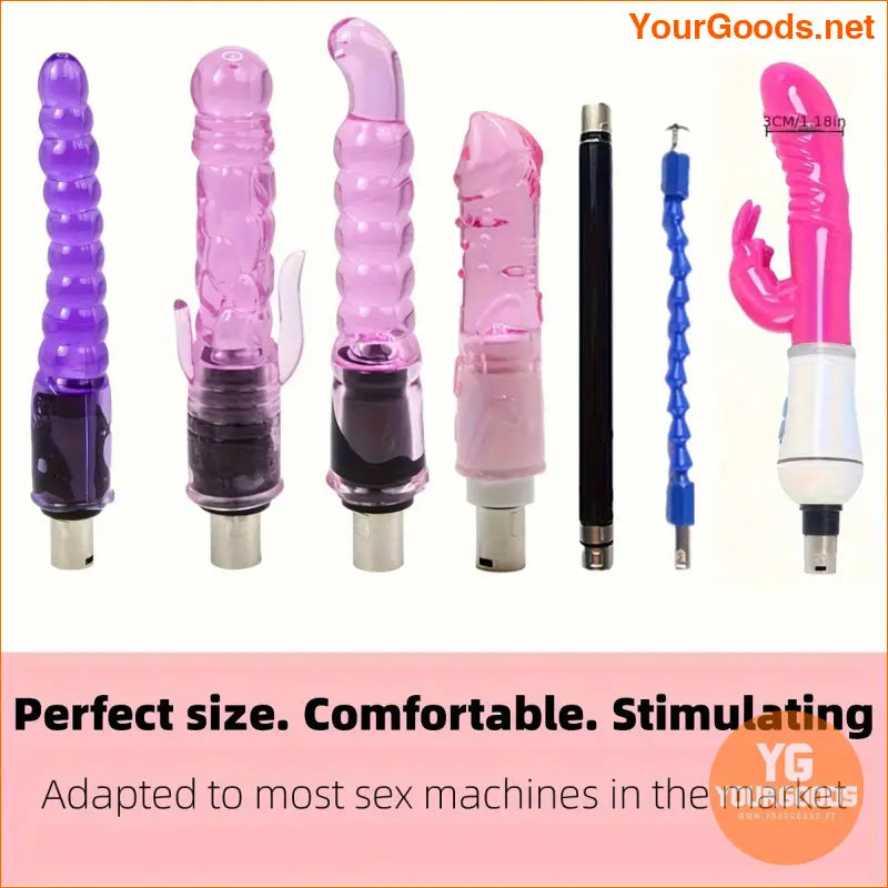 7Piece Vibrating Dildo Set Advanced Clitoral and GSpot Stimulation - YourGoods Online Shop