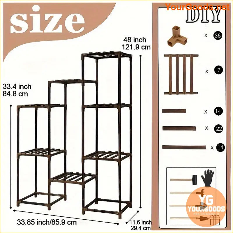 7Tier Flower Stand for Home and Garden Decor - YourGoods Online Shop