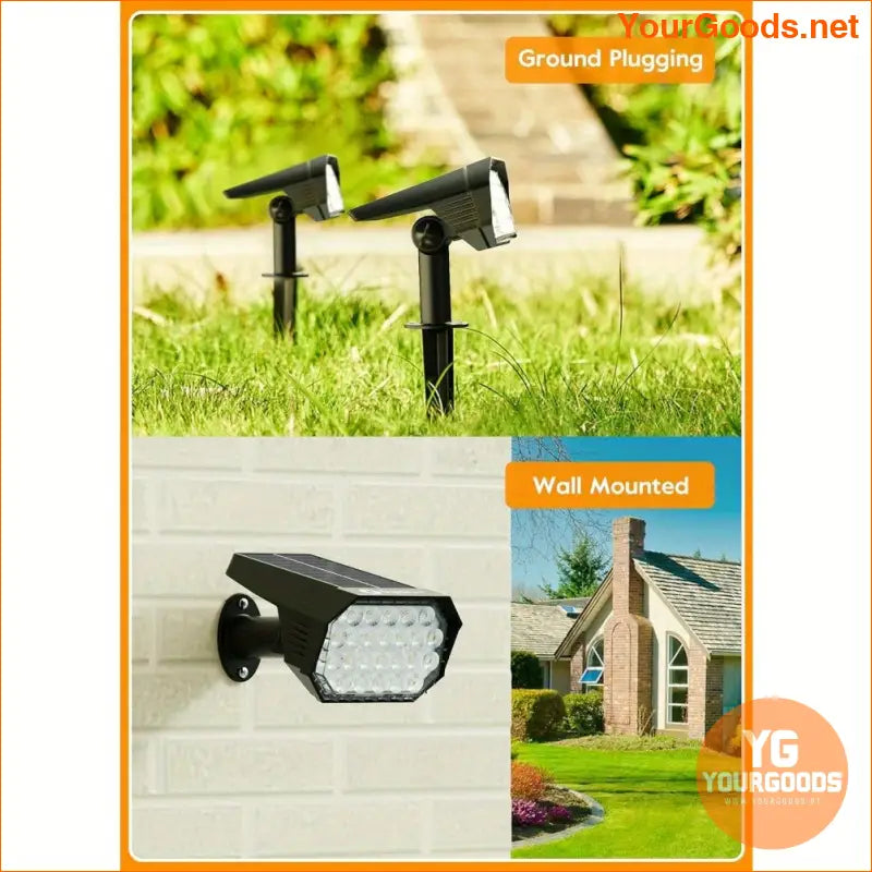 8 Pack Dual Color Solar Spot Lights with Remote Control - YourGoods Online Shop