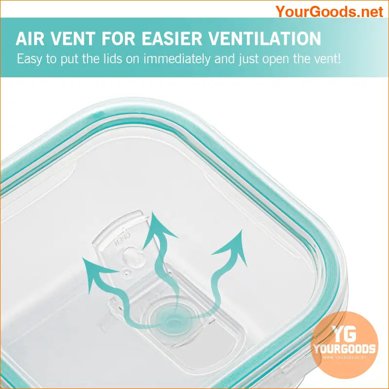 8 Pack Premium Airtight Glass Storage Containers - YourGoods Online Shop