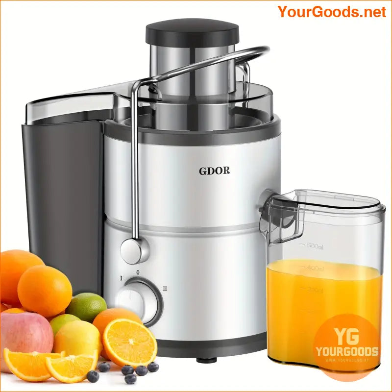 800W GDOR Centrifugal Juicer Wide Chute Dual Speed BPAFree - YourGoods Online Shop