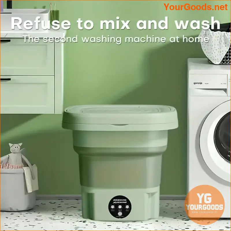 8L Compact Foldable Mini Washing Machine Travel Home - YourGoods Online Shop