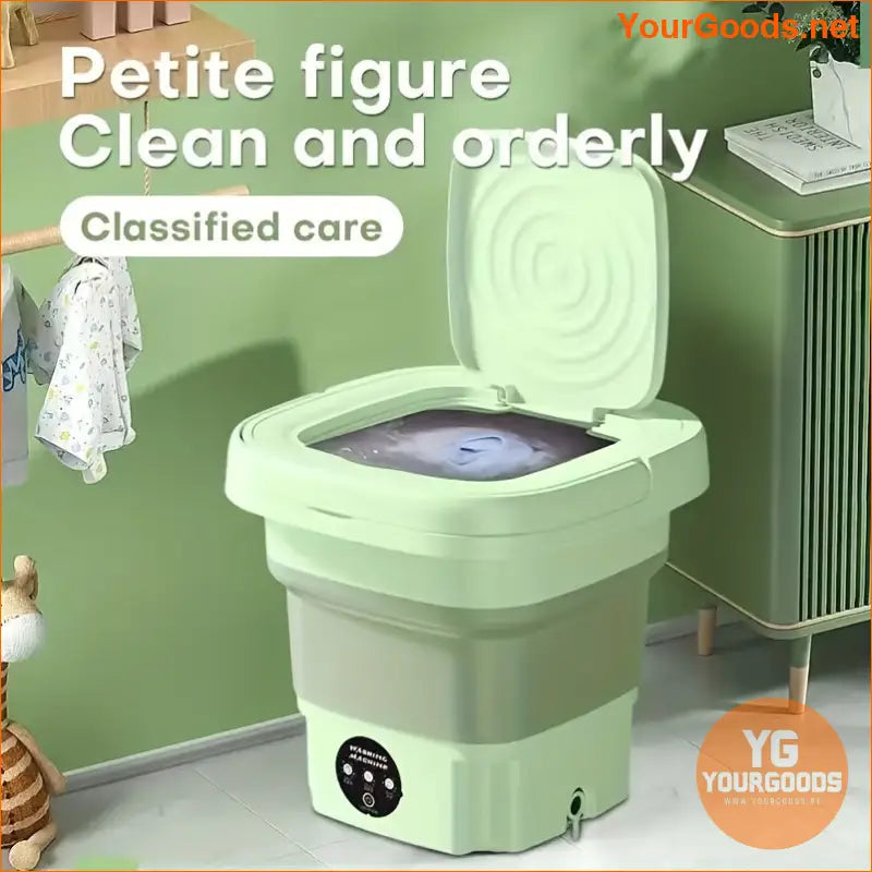 8L Compact Foldable Mini Washing Machine Travel Home - YourGoods Online Shop