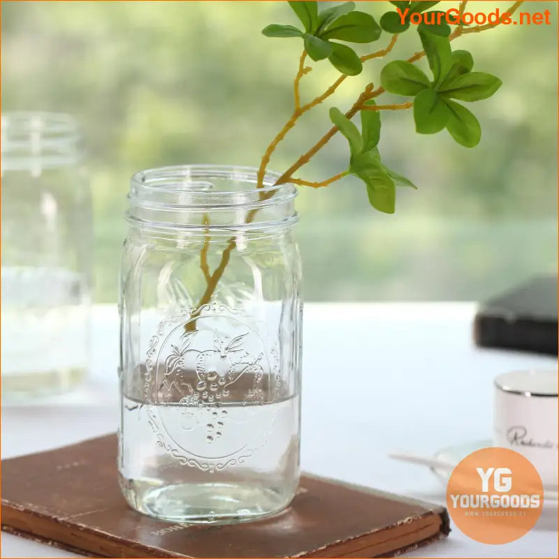 9 Pack 32oz Wide Mouth Mason Jars with Lids - YourGoods Online Shop