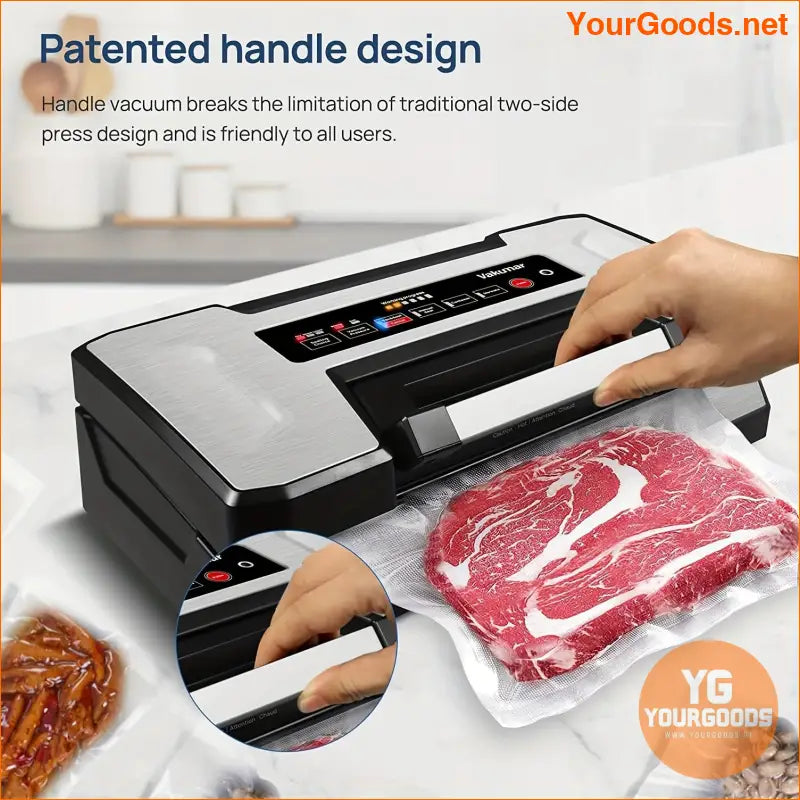 90Kpa Vacuum Sealer Set MultiMode Builtin Cutter LED Display - YourGoods Online Shop