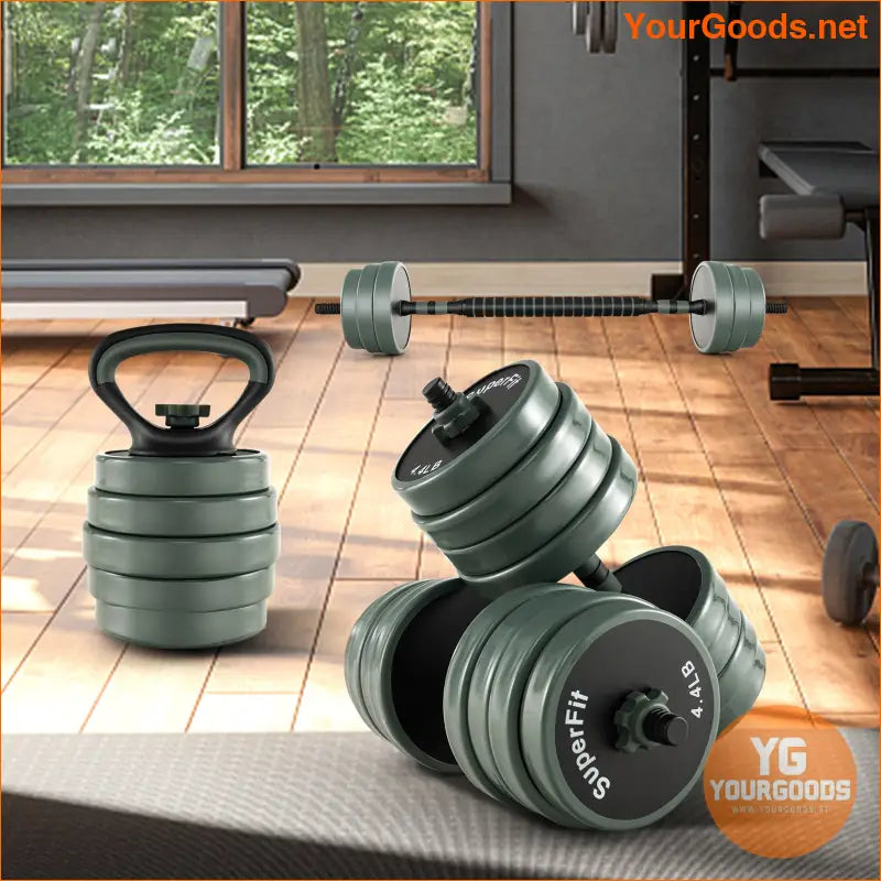 92lbs 4in1 Adjustable Dumbbell Set Pro for Home Gym - YourGoods Online Shop