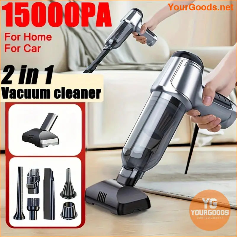 95000PA Wireless Handheld Vacuum 2 in 1 Powerful Home Car Cleaner - YourGoods Online Shop