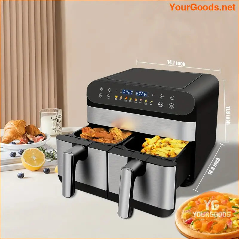 9L DualZone Family Air Fryer Oven with Recipes