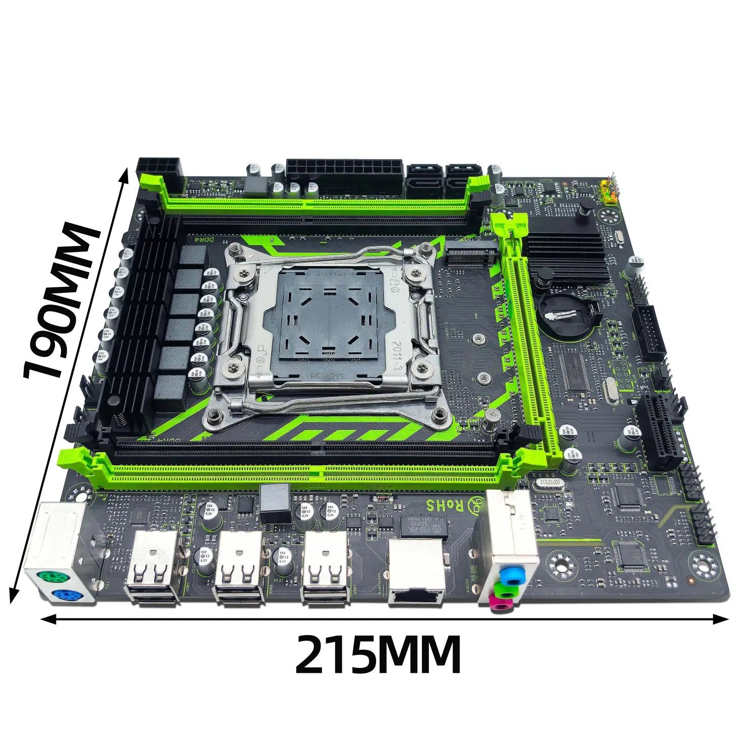 Kit de conjunto de placa-mãe ZSUS X99-8D4 com CPU LGA2011-3 Xeon E5 2650 V4 DDR4 16 GB (1 * 16 GB) 2133 MHZ RAM Memória NVME M.2 SATA