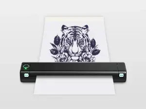 Phomemo M08F Wireless Tattoo Transfer Stencil Printer Tattoo Transfer Thermal Copier Machine Compatible with Smartphone & PC