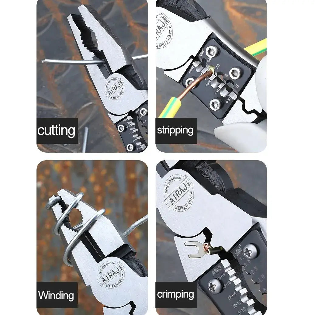 7/8/9 Inch Wire Pliers Sharp Large Opening Stripping Pliers Industrial Grade Multifunctional Hardware Manual Tools