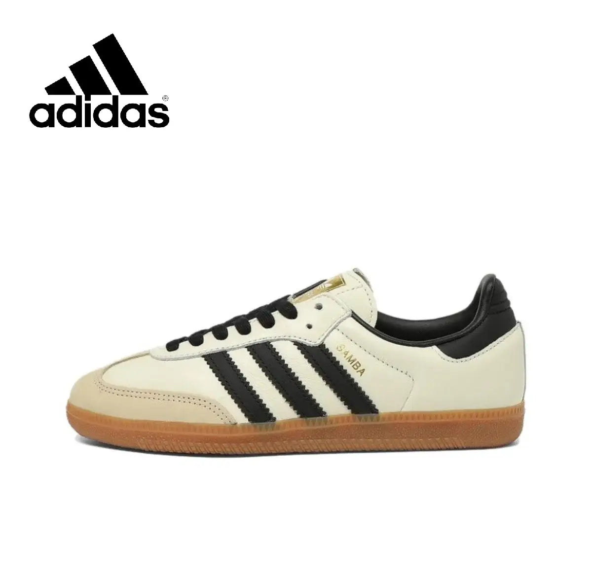 Zapatillas de tabla informales de corte bajo en color neutro Samba de Adidas Origins