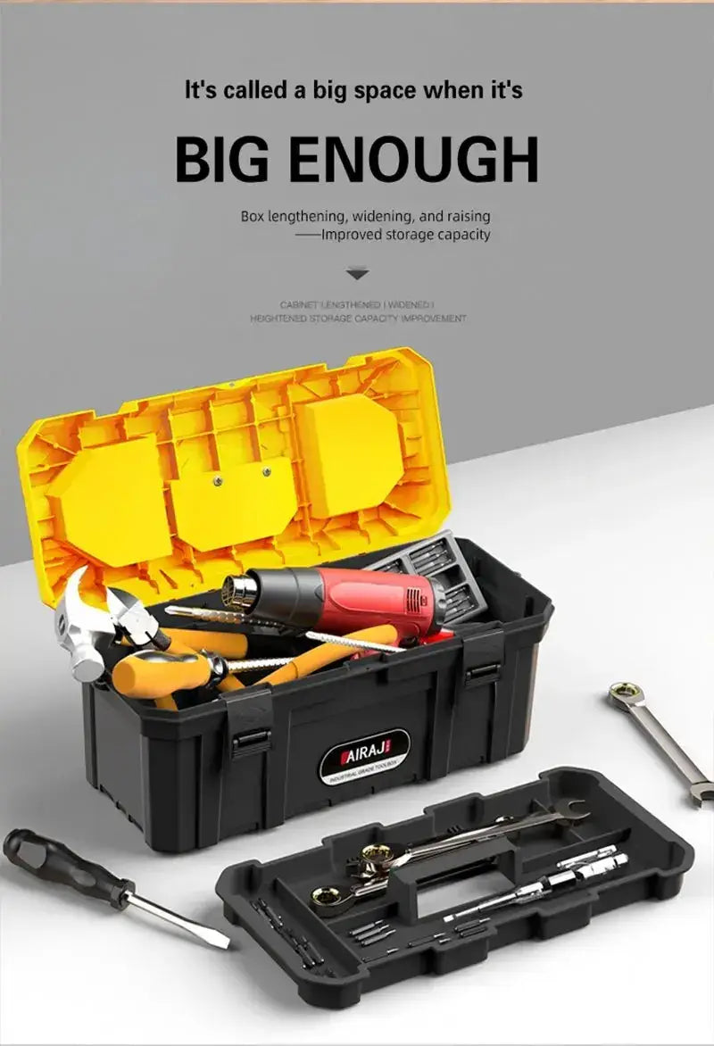 Multifunctional Plastic ABS Tool Storage Box Multiple Specifications with Handle Portable Tool Organizer