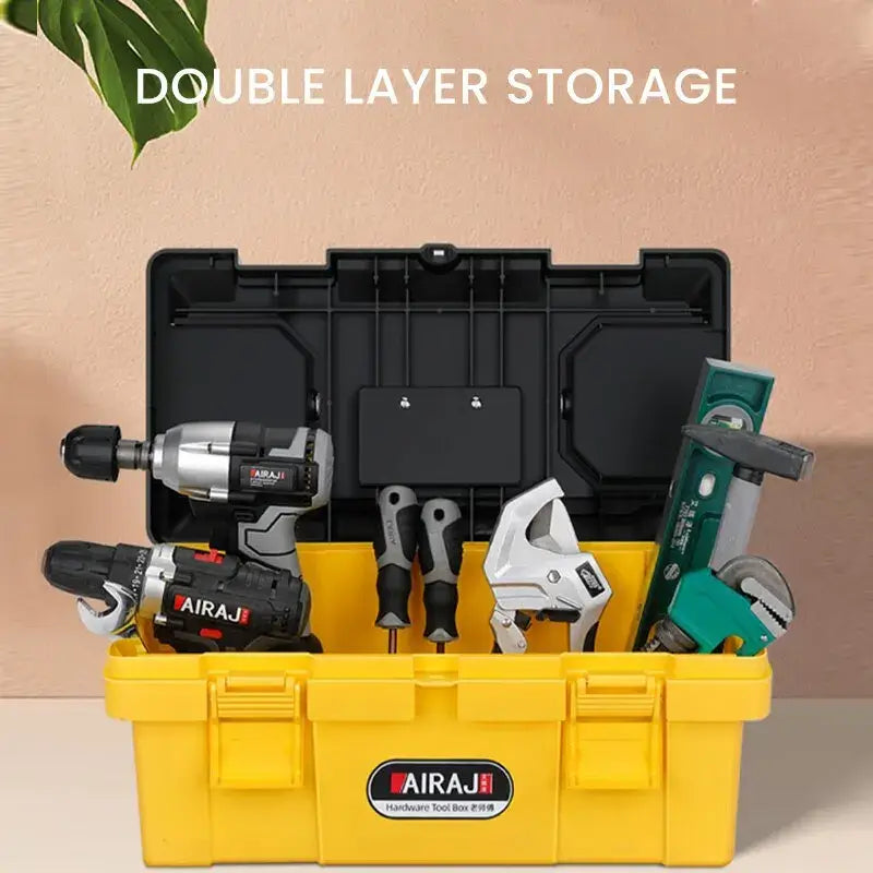 Multifunctional Plastic ABS Tool Storage Box Multiple Specifications with Handle Portable Tool Organizer