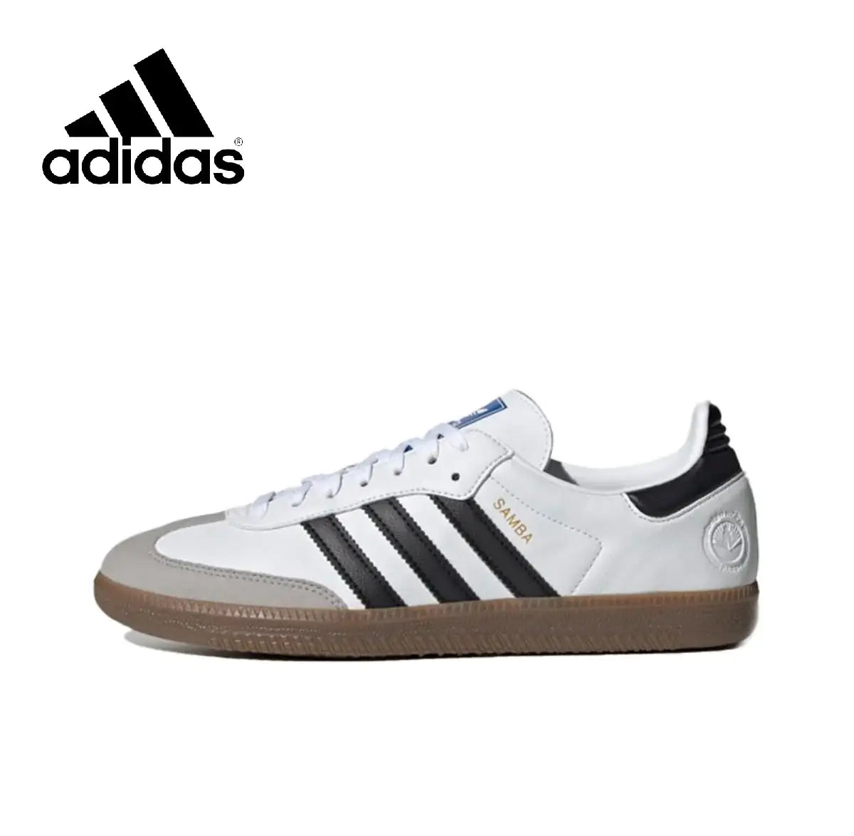 Zapatillas de tabla informales de corte bajo en color neutro Samba de Adidas Origins