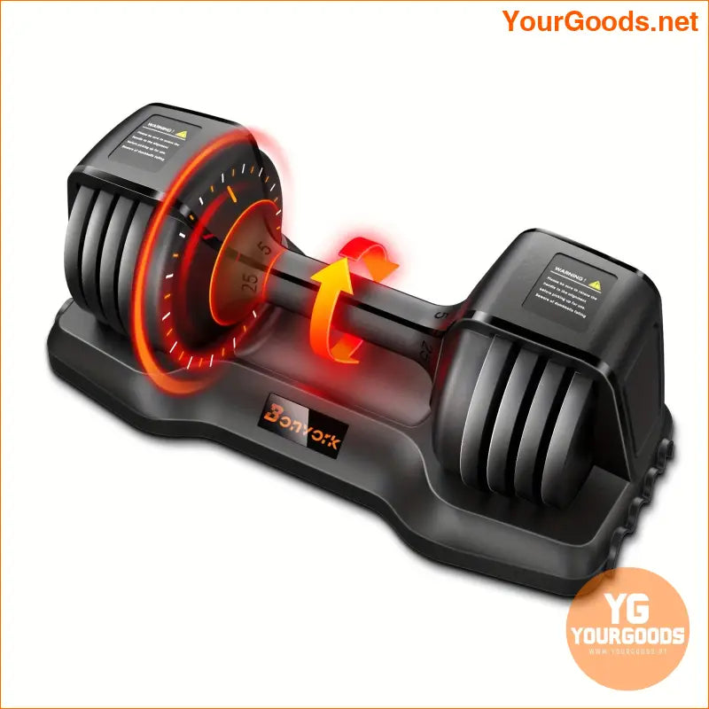 Adjustable Cast Iron Dumbbells Ergonomic Space Saving Full Body Workout - YourGoods Online Shop