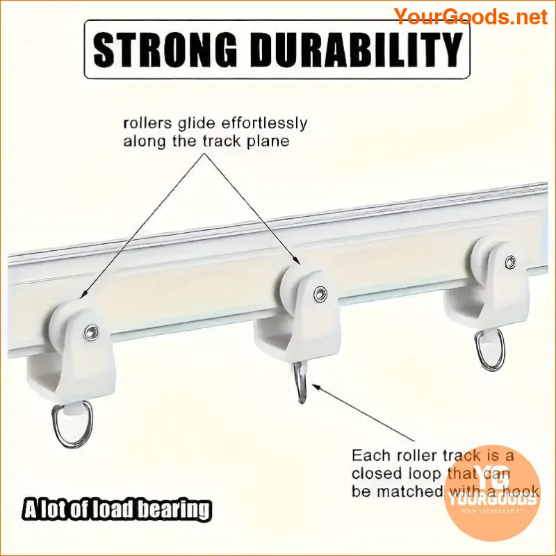 Adjustable Flexible Ceiling Curtain Track 1pc - YourGoods Online Shop